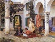 unknow artist Arab or Arabic people and life. Orientalism oil paintings  339